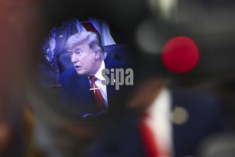 US President Donald Trump responds to a question from the news media after signing a proclamation about restoring commercial fishing access to areas of the Pacific in the Oval Office of the White House in Washington, DC, USA, 11 June 2026. 