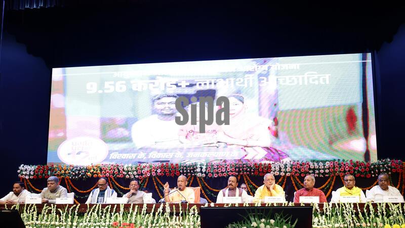 India: UP CM Yogi Adityanath Attends Event To Mark PM Modi Becoming Longest-serving Elected Indian Prime Minister