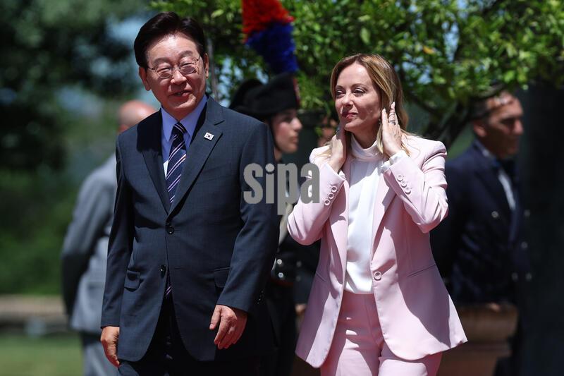 Giorgia Meloni meets with the President of the Republic of Korea, Lee Jae Myung in Rome, Italy - 12 Jun 2026