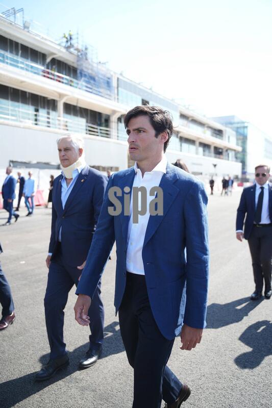Spain: Carlos Sainz and Carlos Sainz Jr attending the presentation Madring F1 Circuit in Madrid