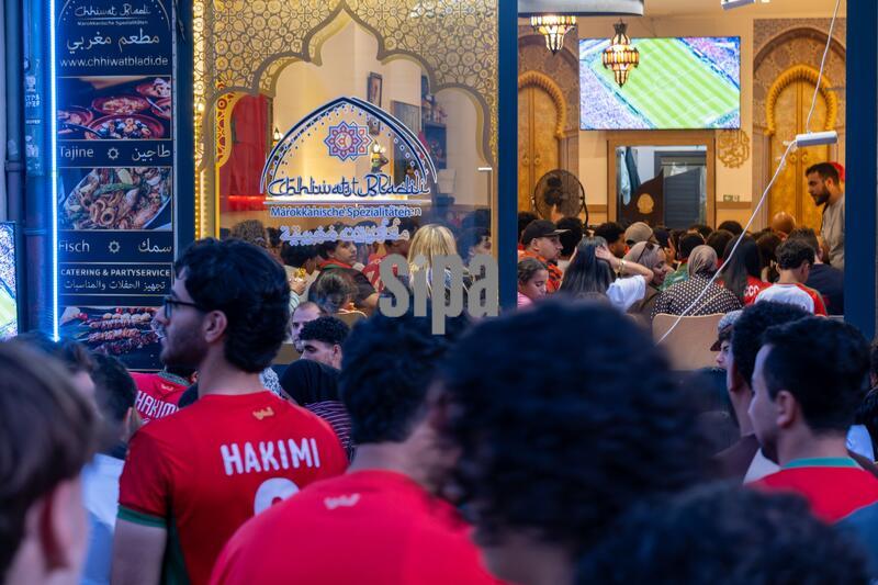 Morocco Fans React to World Cup Quarterfinal Defeat in Düsseldorf