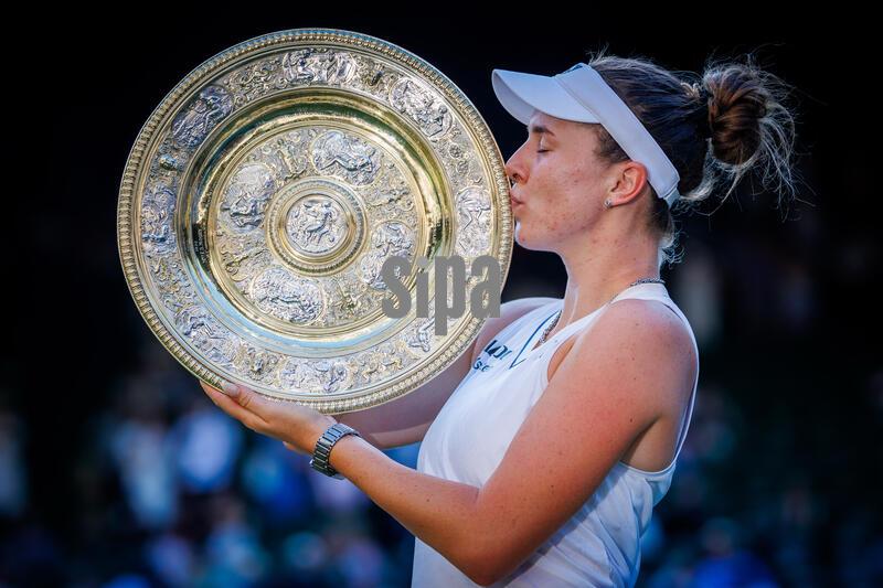 Linda Noskova (CZE) following the Women’s Final match against Karolina Muchova (CZE) at The Wimbledon Championship at The All England Lawn Tennis & Croquet Club, London on July 11, 2026.
Photo by Patrick Hamilton/Sipa USA