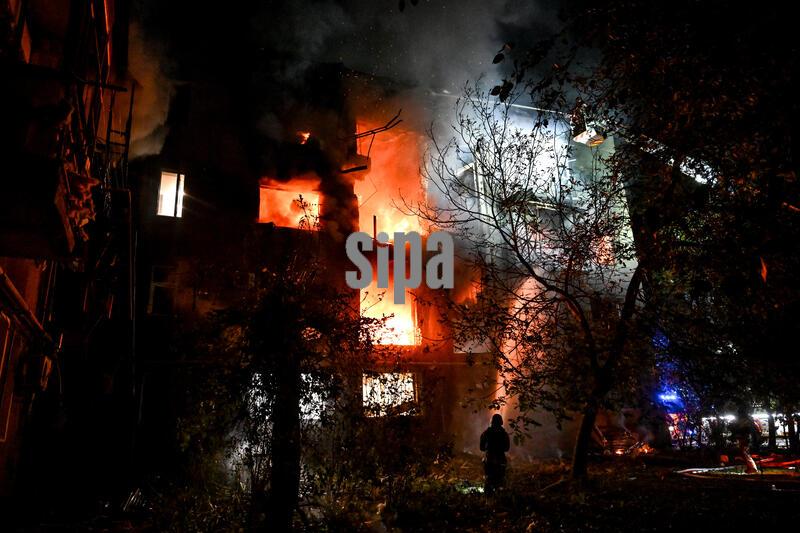 Nighttime Russian drone strike hits Zaporizhzhia