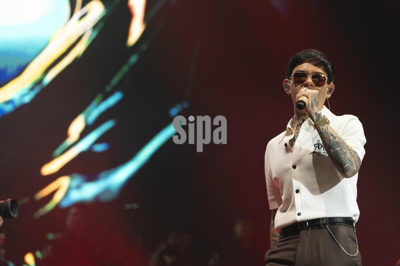 Junior H, performs in madrd, spain