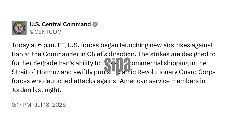 D.C.: U.S. forces launch new wave of strikes against Iran