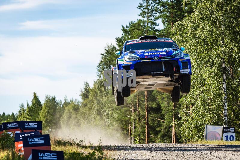 IPA87110131 - 20 Roope KORHONEN, Anssi VIINIKKA, Toyota GR Yaris, action during the 2026 Rally Finland, 10th round of the 2026 WRC World Rally Car Championship, from July 30 to August 2, 2026 at Jyvaskyla, Finland (Photo by /Sipa USA)