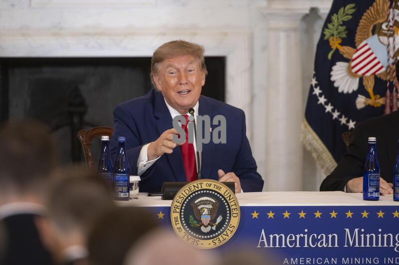 DC: President Donald Trump Participates in an American Mining Industry Roundtable