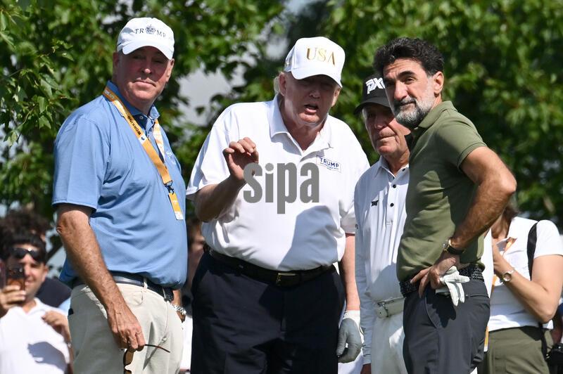 NJ: President Trump At 2026 LIV Golf New York  - Round Four