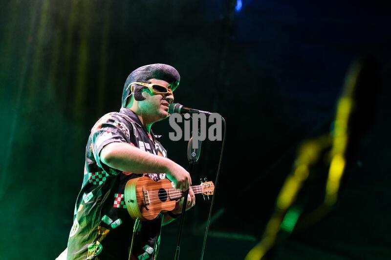 Tony Pitony performs live during the “EstaTony” 2026 tour in Termoli, Italy - 9 Aug 2026