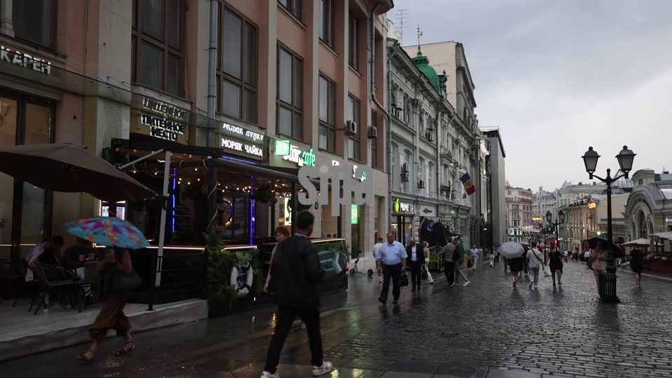 Russia: Rainy weather in Moscow