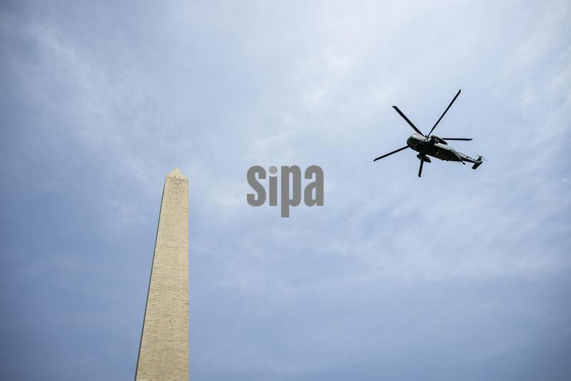 DC: President Trump Departure from Ellipse