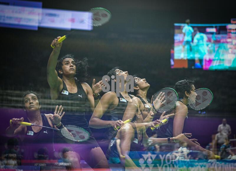 NEW DELHI, INDIA - AUGUST 20: India’s Pusarla V. Sindhu competes against China’s Wang Zhi Yi during their women’s singles pre-quarterfinal match on day four of the BWF World Championships 2026 at the Indira Gandhi Indoor Stadium on August 20, 2026 in New Delhi, India. (Photo by Sanchit Khanna/Hindustan Times/Sipa USA)