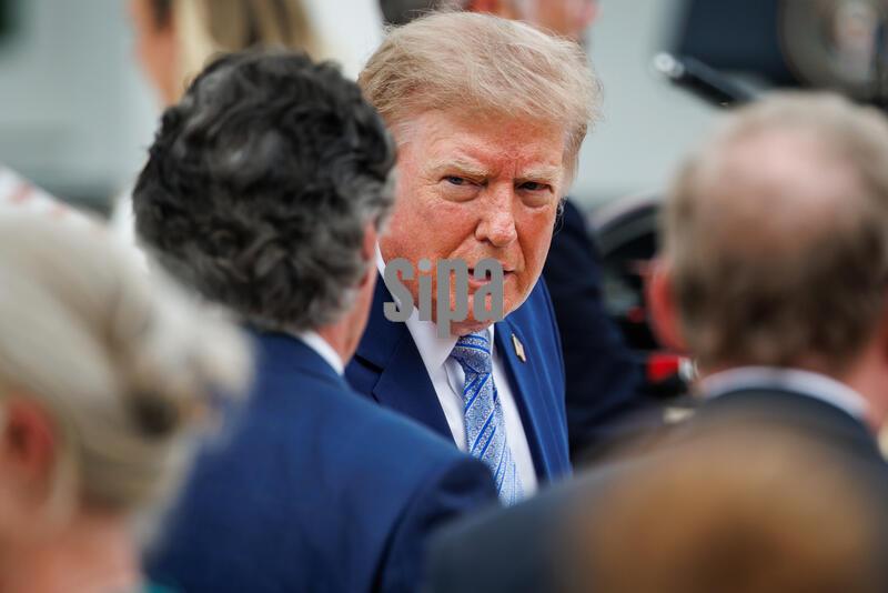 President Donald Trump talks to Interior Secretary Doug Bergum (left) after a Fostering the Future event in the Rose Garden at the White House on August 20, 2026 in Washington, D.C. IndyCar, Fox Corporation, Indiana University, and Perdue University are launching a partnership with the First Lady’s Fostering the Future initiative to expand academic opportunities for individuals transitioning from foster care. (Photo by Samuel Corum/Sipa USA)
