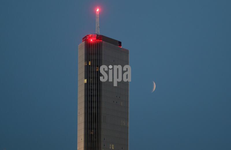 Partial lunar eclipse in Croatia