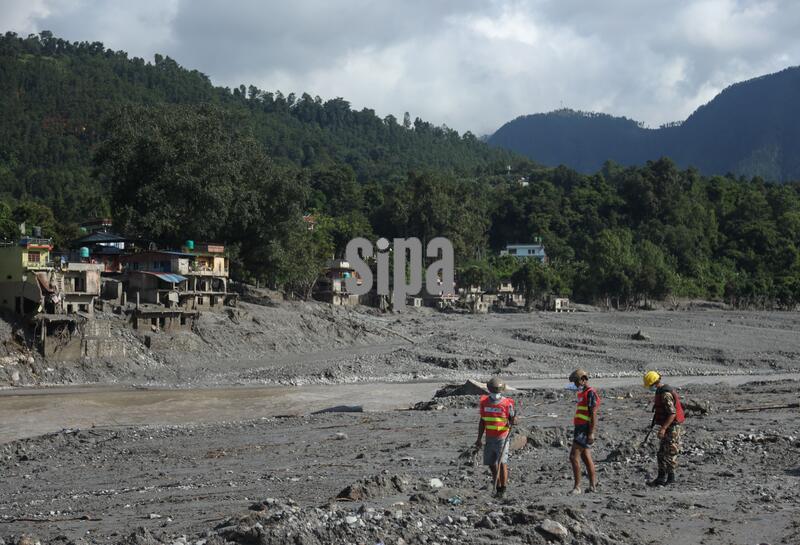 Bhotekoshi Flood: Rescue Teams Search for Missing People