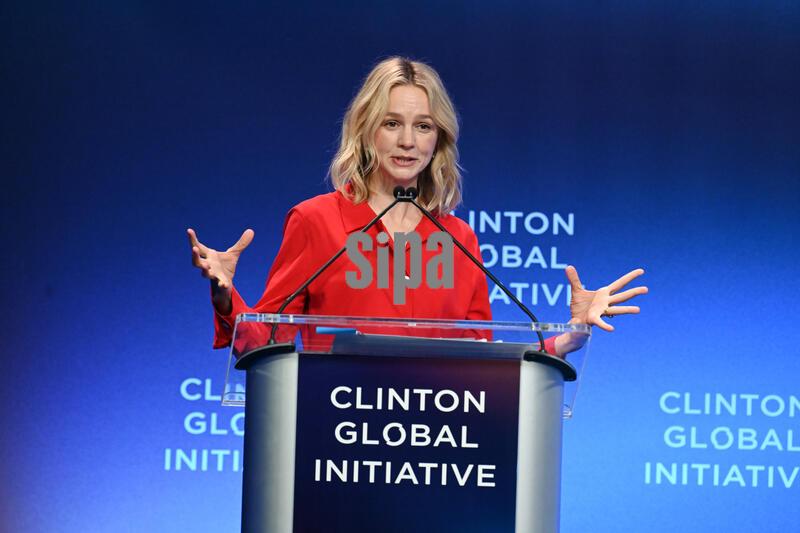 Carey Mulligan onstage at the Clinton Global Initiative 2026 Annual Meeting at The New York Hilton Midtown in New York, NY on September 23, 2026. (Photo by Efren Landaos/Sipa USA)