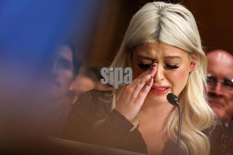 Lindsey Isaacs, a driver that was arrested and jailed after being wrongfully accused by a Flock ALRP camera, testifies before the Senate Judiciary Committee Subcommittee on Crime and Counterterrorism during a hearing titled “Always Watching: Flock’s Nationwide AI Surveillance Network” on September 23, 2026 in Washington, D.C. (Photo by Samuel Corum/Sipa USA)