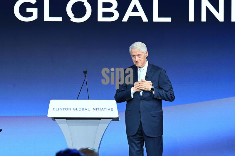 President Bill Clinton makes closing remarks onstage at the Clinton Global Initiative 2026 Annual Meeting at The New York Hilton Midtown in New York, NY on September 23, 2026. (Photo by Efren Landaos/Sipa USA)