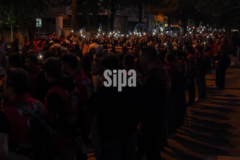 DEM Party supporters march in Diyarbakir