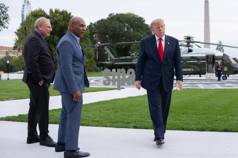 DC: US President Donald Trump and Mike Tyson 