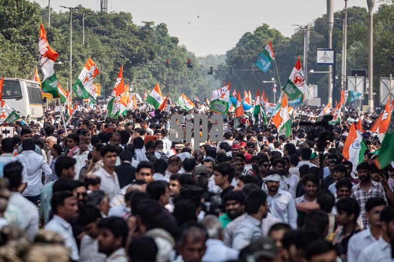 Cockroach Janta Party’s protest in New Delhi, India - 12 Oct 2026