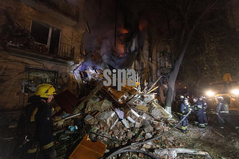 Rescue Operations After Kharkiv Strike