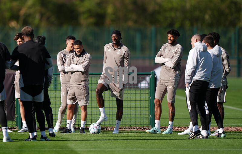 Aston Villa Press Conference and Training - City Football Academy - Tuesday October 13th