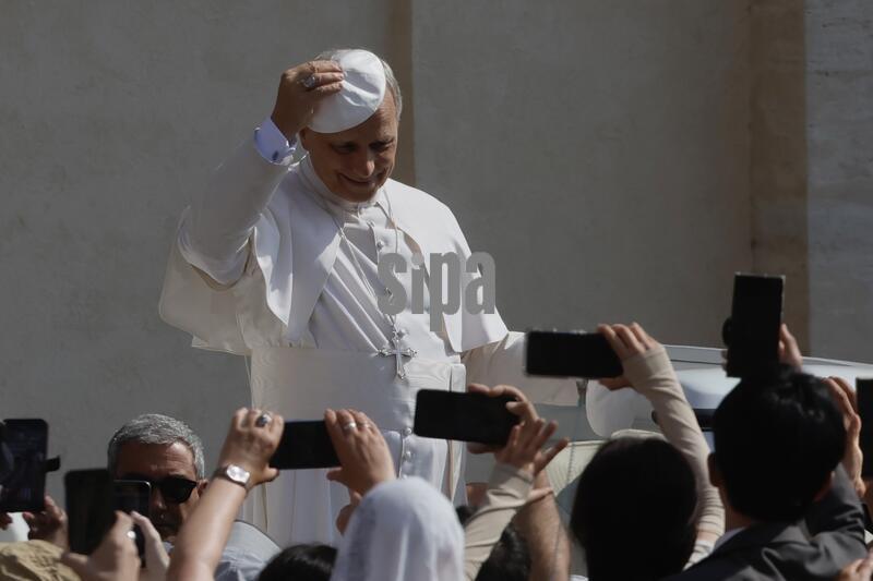 Italy: General Audience of Pope Leo XIV at the Vatican, June 18, 2025, Roma