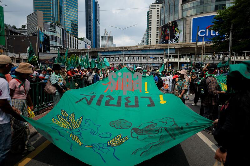 Bangkok Protest Against Financial Institutions