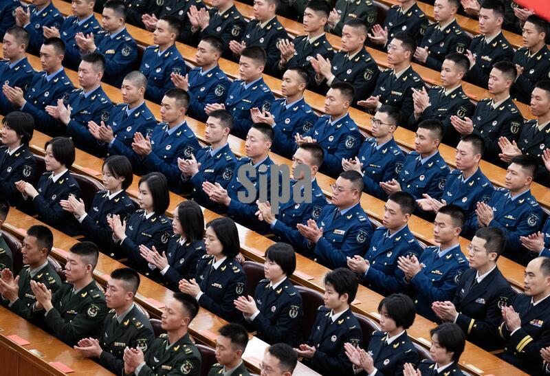 (261022) -- BEIJING, Oct. 22, 2026 (Xinhua) -- A gathering commemorating the 90th anniversary of the victory of the Red Army's Long March is held at the Great Hall of the People in Beijing, capital of China, Oct. 22, 2026. (Xinhua/Li Tao) (Photo by Xinhua/Sipa USA)
