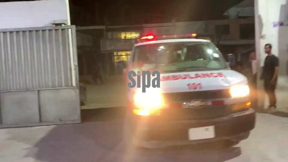 GAZA STRIP: Body of Gaza Attack Victim Arrives at Hospital