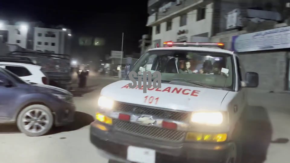 GAZA STRIP: Body of Gaza Strike Victim Arrives at Hospital