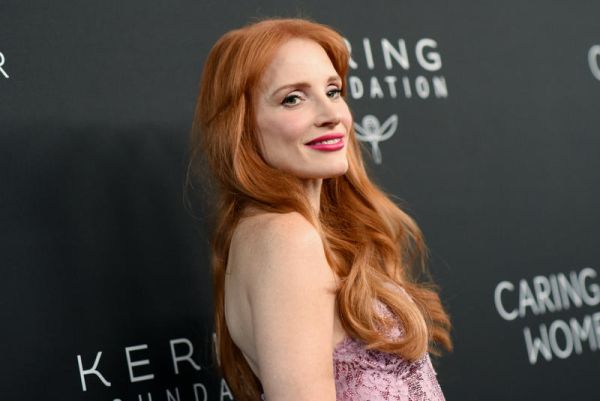 Jessica Chastain attends Kering Caring for Women Dinner 2025 at The Pool in New York, NY on September 11, 2025. Photo by Efren Landaos Sipa USA