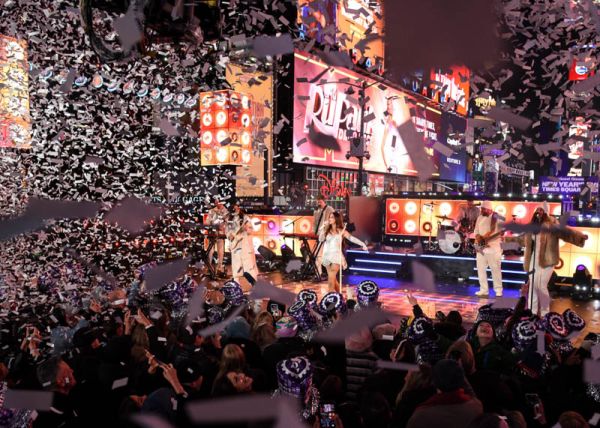 Maren Morris performs at the Times Square New Year's Eve 2026 Celebration in New York, NY on December 31, 2025.