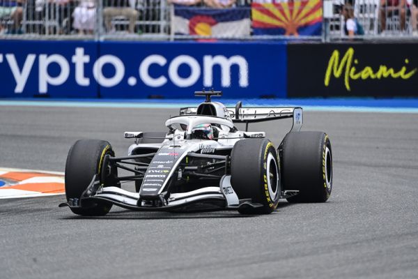 Sergio Perez of Mexico and driver of the (11) Cadillac Formula 1 Team race car on the track at the Formula 1 Crypto.com Miami Grand Prix race at Miami International Autodrome on May 3, 2026 in Miami, Florida. (Photo by JC Ruiz/Sipa USA)